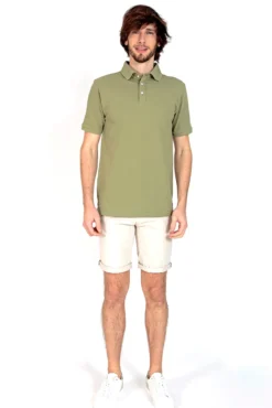 Polo piqué de manga corta