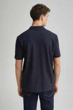 Polo piqué estampado all over regular fit