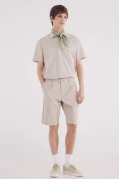 Polo piqué estructura bicolor regular fit