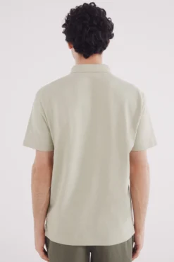 Polo piqué fantasía color regular fit