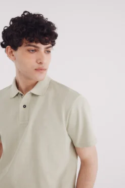 Polo piqué fantasía color regular fit