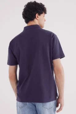 Polo piqué fantasía color regular fit