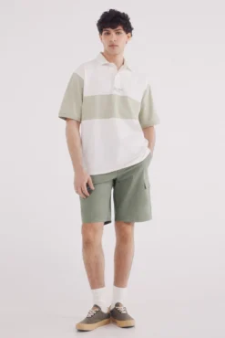 Polo piqué rugby boxy fit