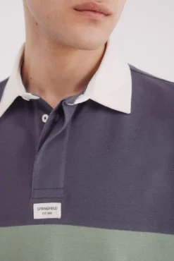 Polo piqué rugby boxy fit