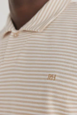 Polo rayas cuello abierto