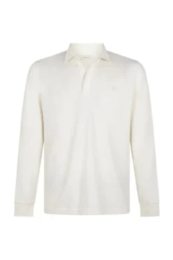 Polo refinado manga larga