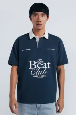 Polo rugby textos boxy fit