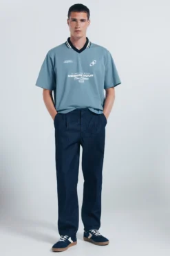 Polo sport textos boxy fit