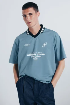 Polo sport textos boxy fit