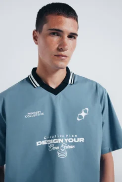 Polo sport textos boxy fit