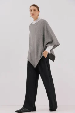 Poncho tacto suave