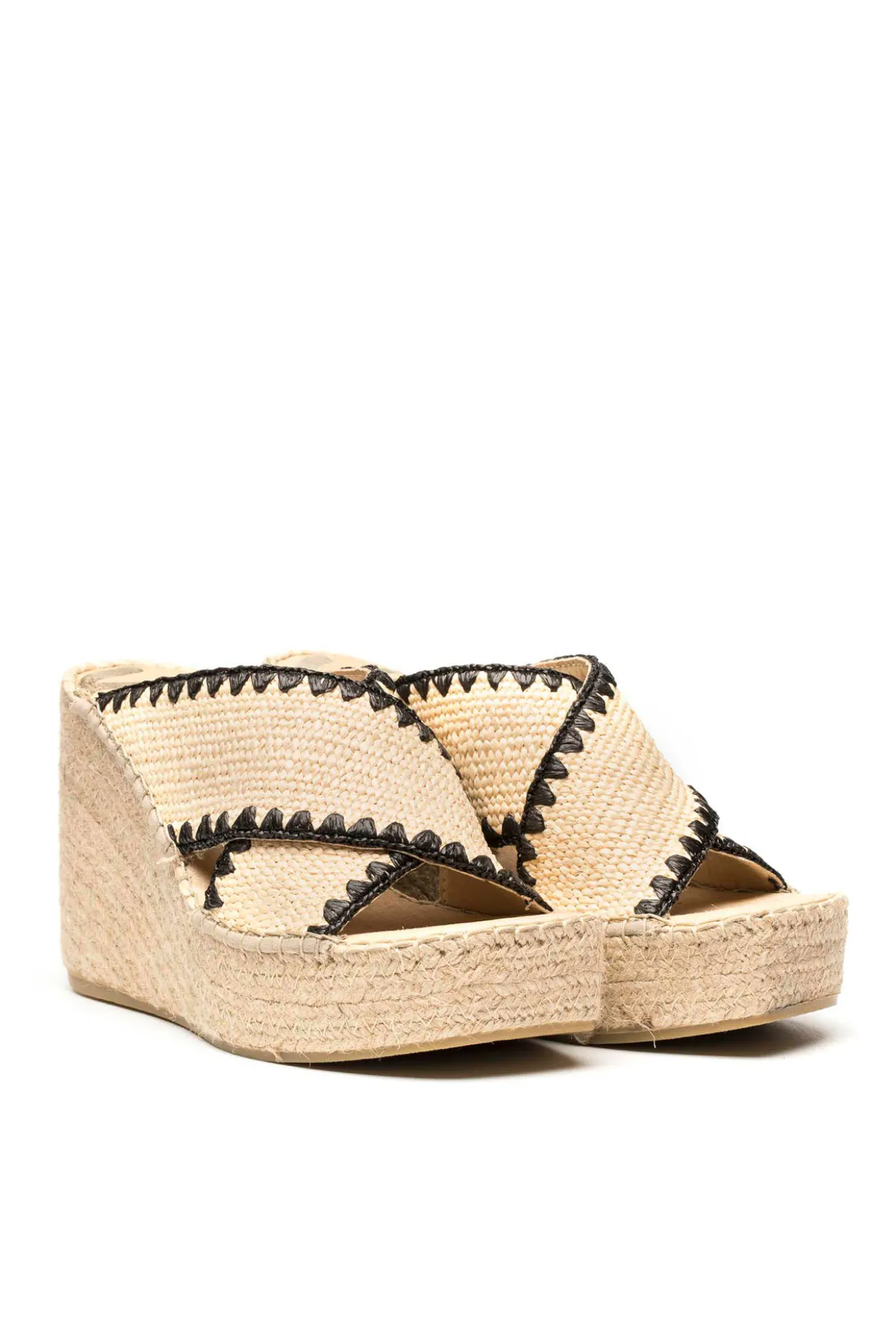 Sandalia plataforma yute