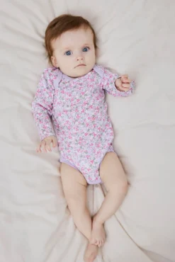 Set 3 bodys corazón bebé niña