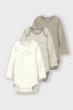Set 3 bodys delfín bebé neutro