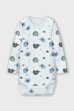 Set 3 bodys elefante bebé niño