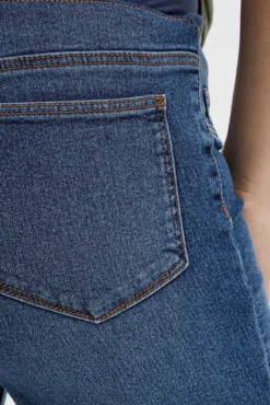 Short denim maternity