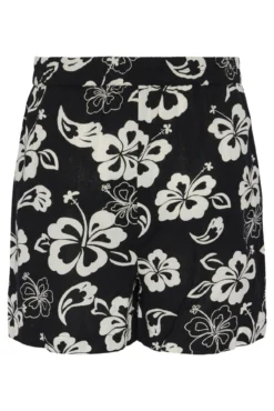 Short mujer cintura elástica con estampado floral