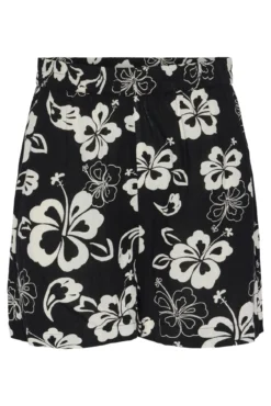 Short mujer cintura elástica con estampado floral
