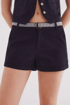 Shorts chino cinturón