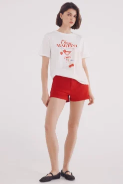 Shorts chino cinturón