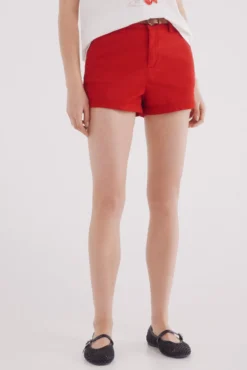 Shorts chino cinturón