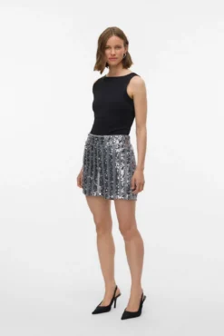 Shorts de fiesta de mujer con lentejuelas