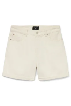 Shorts denim con dobladillo