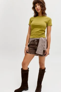 Shorts denim loose lavados