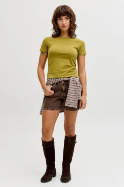 Shorts denim loose lavados