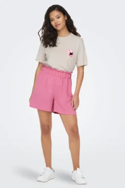 Shorts estilo paperbag