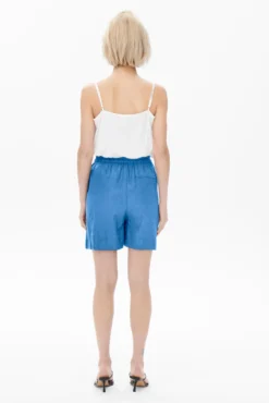 Shorts fluidos de lino