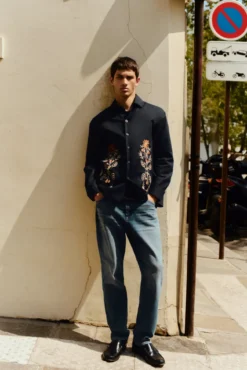 Sobrecamisa bordados