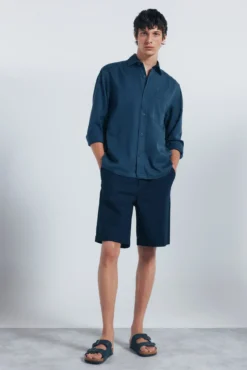 Sobrecamisa con tencel oversize