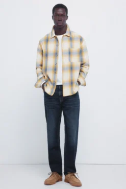 Sobrecamisa cuadros overshirt