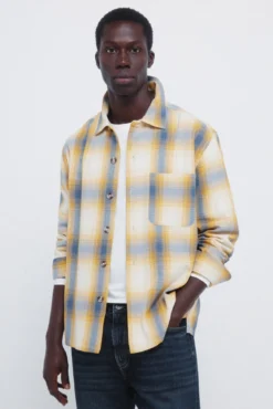 Sobrecamisa cuadros overshirt