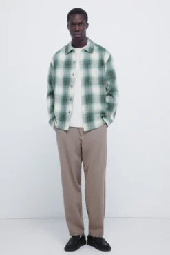 Sobrecamisa cuadros overshirt