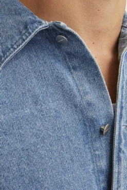 Sobrecamisa denim wide fit