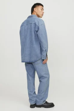 Sobrecamisa denim wide fit
