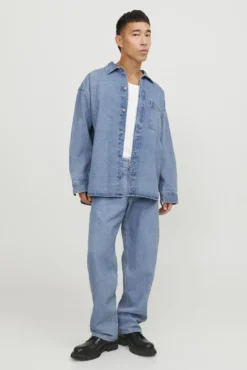 Sobrecamisa denim wide fit