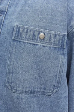 Sobrecamisa denim wide fit