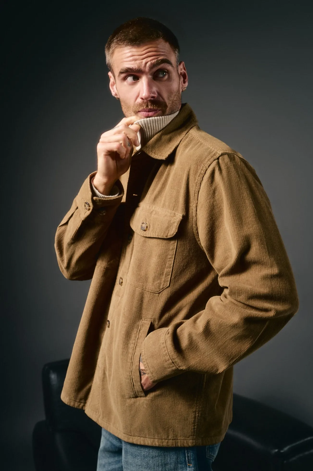 Sobrecamisa de pana