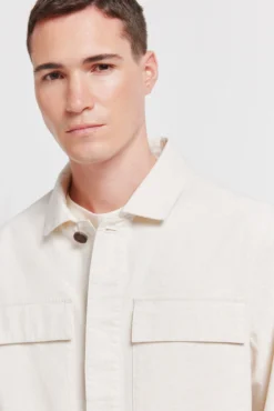 Sobrecamisa lino algodón overshirt fit