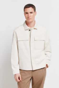 Sobrecamisa lino algodón overshirt fit