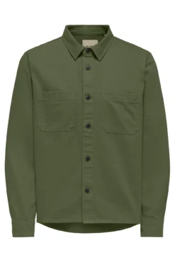 Sobrecamisa manga larga