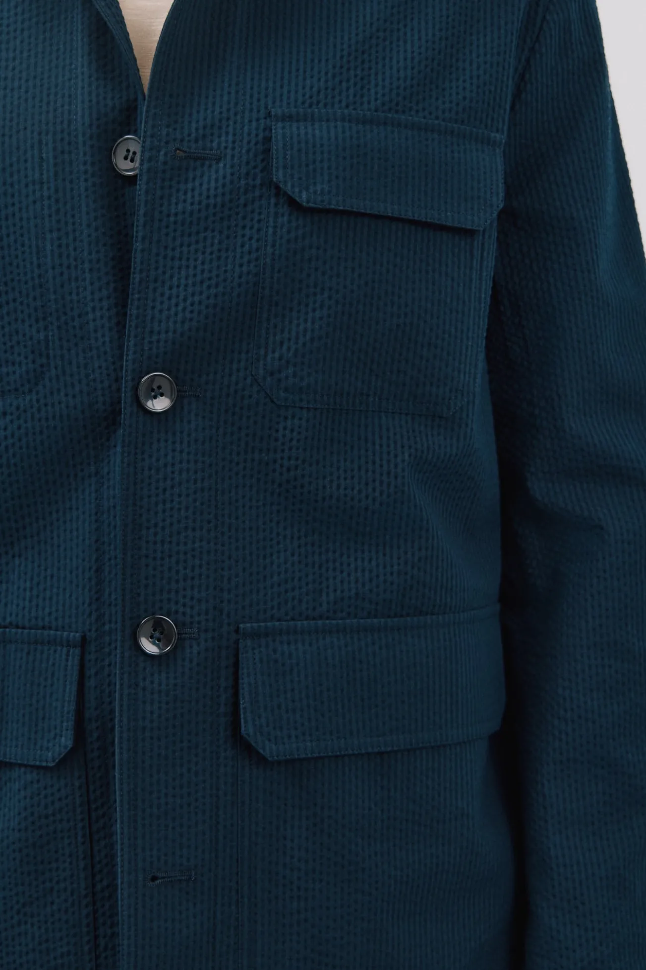 Sobrecamisa seersucker