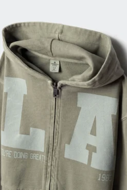 Sudadera abierta "LA" niña