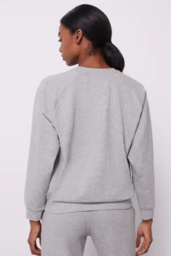 Sudadera algodón logo gris
