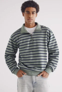 Sudadera camionero rayas