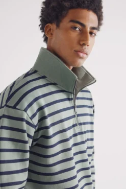 Sudadera camionero rayas