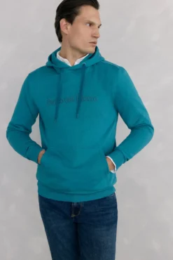 Sudadera capucha con logo
